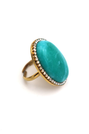 MONICA // La bague Sultan turquoise